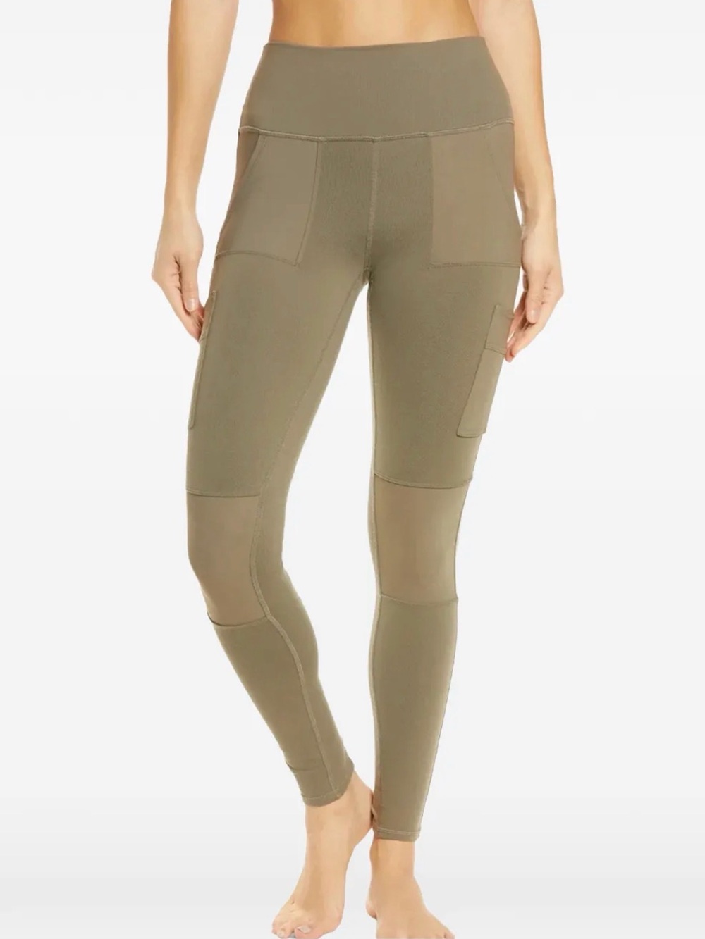 $134 ALO YOGA GREEN LEGGINGS SIZE XS
